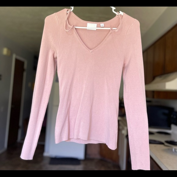 ANTHROPOLOGIE COLD SHOULDER LONG SLEEVE - Picture 2 of 6